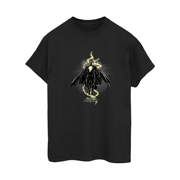 DC Comics Dam/Kvinnor Svart Adam Hovering Bolt Bomull Boyfrie Black S