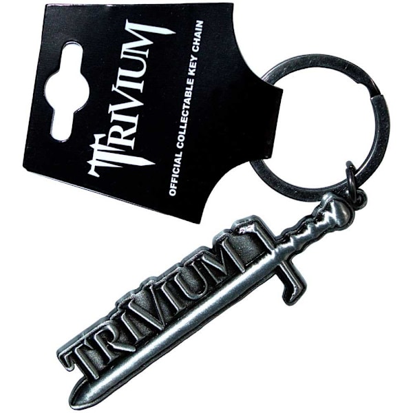 Trivium Svärd Nyckelring Storlek: One Size Silver Silver One Size