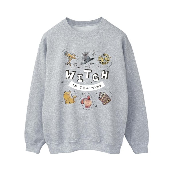 Harry Potter Dam/Damer Häxa Under Utbildning Sweatshirt XXL Spo Sports Grey XXL
