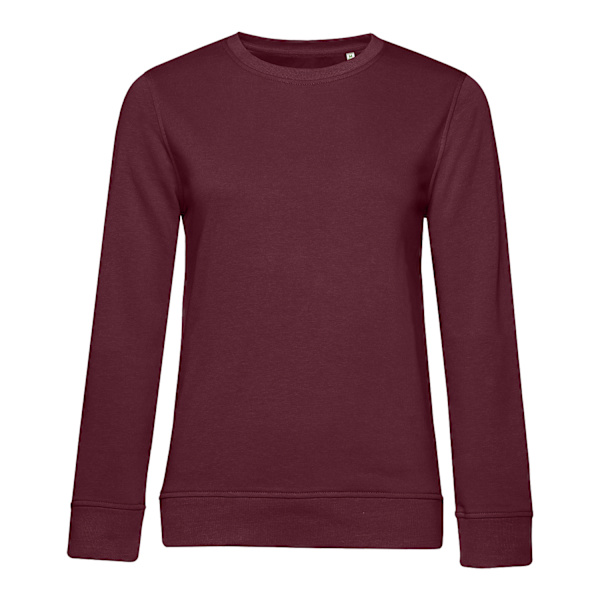 B&C Dam/Dam Inspire Crew Neck Tröja 10 UK Burgundy Burgundy 10 UK