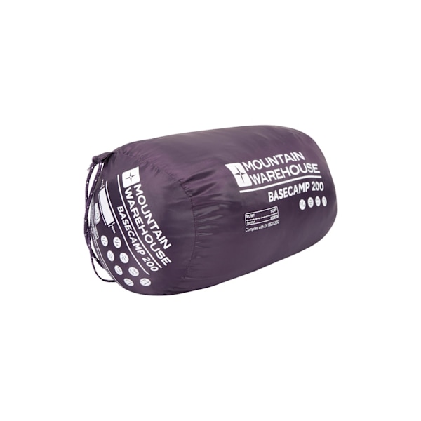 Mountain Warehouse Basecamp 200 Sommarslafsäck En Storlek Pu Purple One Size
