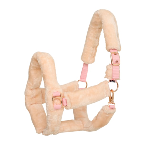 Imperial Riding IRHGo Star Faux Fur Hästgrimma Full Class Classy Pink Full