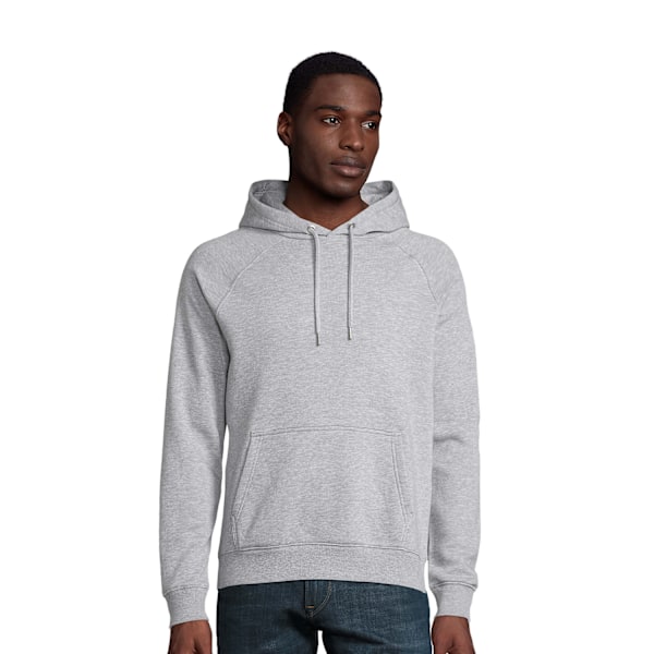 SOLS Unisex Adult Stellar Organic Hoodie S Gråmelerad Grey Marl S