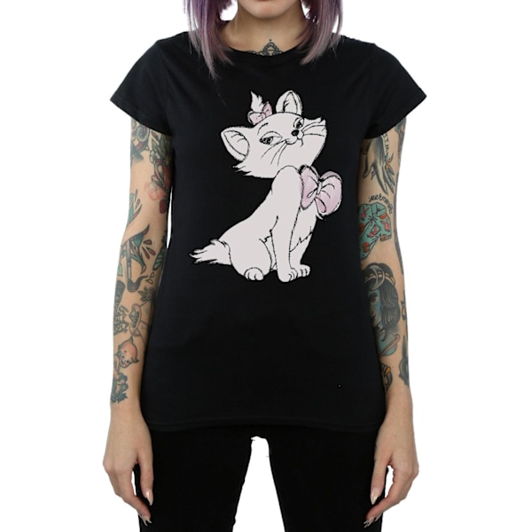 The Aristocats Dam/Damer Marie Bomull T-shirt S Svart Black S