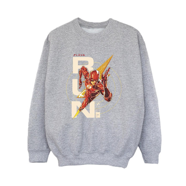 DC Comics Boys The Flash Run Sweatshirt 5-6 år Sports Grey Sports Grey 5-6 Years