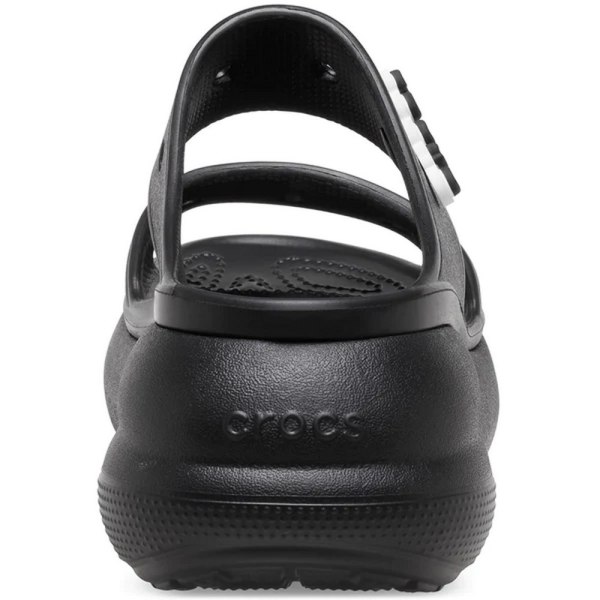 Crocs Unisex Adult Classic Crush Sandals 6 UK Black Black 6 UK