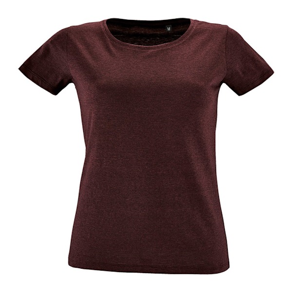 SOLS Dam/Kvinnor Regent Fit Kortärmad T-shirt L Heather Ox Heather Oxblood L