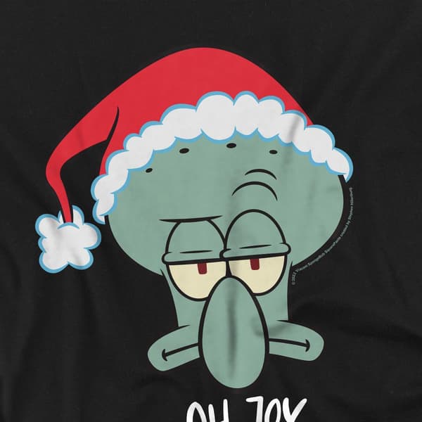 SpongeBob SquarePants Herr Joy Squidward Jul T-Shirt M Blå Black M