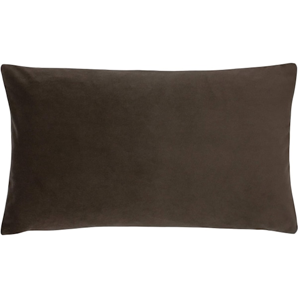Evans Lichfield Sunningdale Velvet Rektangulär Kuddfodral 30 Truffle Brown 30cm x 50cm