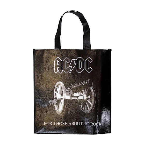 AC/DC About To Rock Ekologisk Väska En Storlek Svart Black One Size