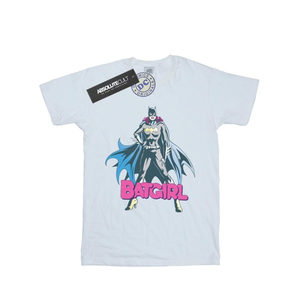 DC Comics Girls Batgirl Pose T-shirt i bomull 5-6 år Vit White 5-6 Years
