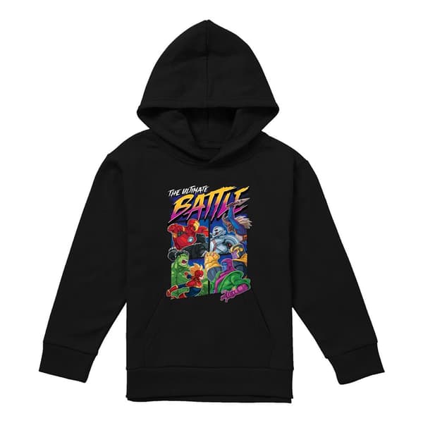 Marvel Barn/Barn The Ultimate Battle Tröja med Huvtröja 7-8 Black 7-8 Years