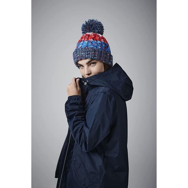 Beechfield Dam/Dam Corkscrew Pom Pom Mössa One Size Chil Chilli Blues One Size