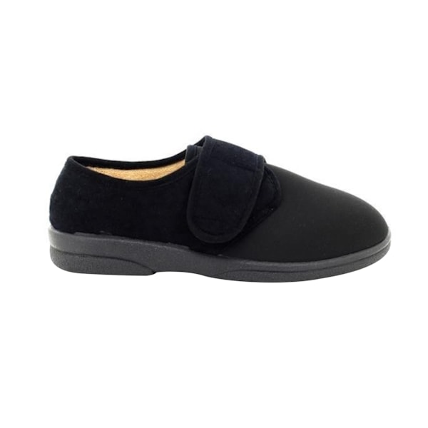 Sleepers Herr Arthur Superwide Stretch Tofflor 7 UK Svart Black 7 UK