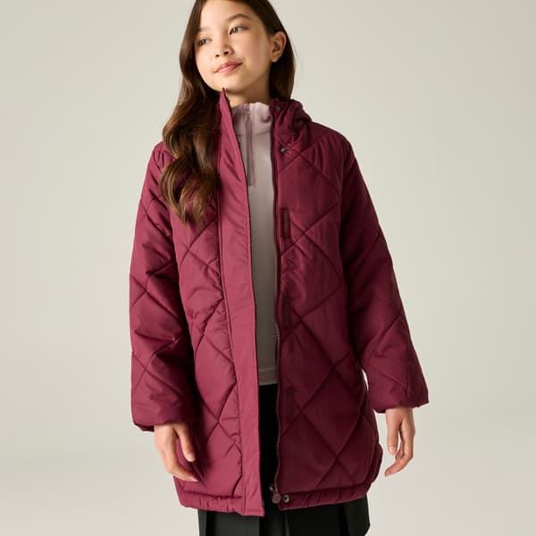 Regatta Barn/Kids Elryse Quilted Vadderad Jacka 11-12 År Fig/Violet 11-12 Years