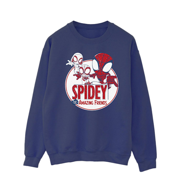 Marvel Herr Spidey And His Amazing Friends Circle Sweatshirt L Navy Blue L