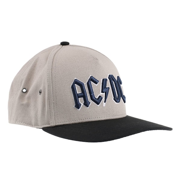 AC/DC Unisex Vuxen Logo Snapback Cap One Size Svart/Sand/Marinblå Black/Sand/Navy One Size
