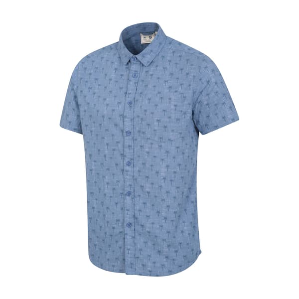 Mountain Warehouse Herr Preston Illustration Palm Tree Skjorta M Blue M