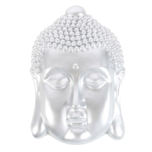 Något annorlunda Buddha Head Plaque One Size Silver Silver One Size