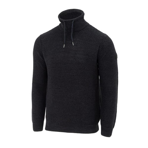 Firetrap Herr Marl Cowl Neck Jumper S Marinblå Navy S