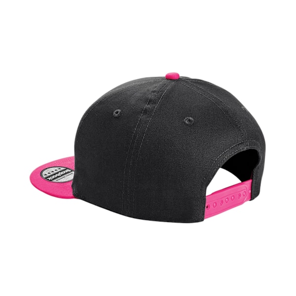 Beechfield Barn/Barn Snapback Cap En Storlek Svart/Fuchsia Black/Fuchsia One Size