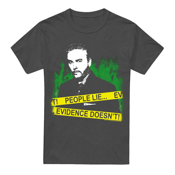 CSI Unisex Vuxen People Lie T-Shirt M Kolgrå Charcoal M
