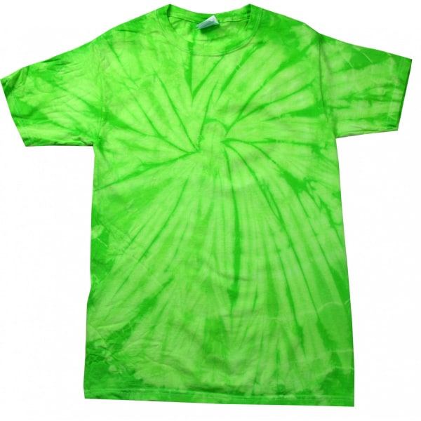 Colortone Barn T-shirt med kort ärm och spindelmotiv i ton-i-ton, unisex, barn, M Spider Gold M