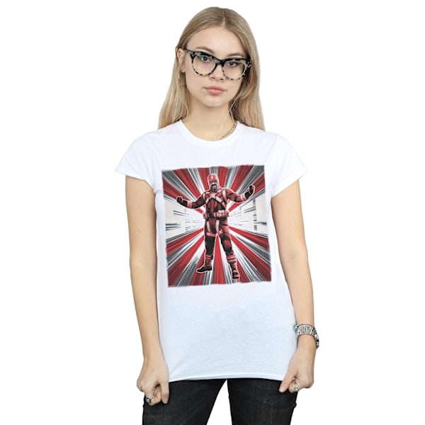 Marvel Womens/Ladies Black Widow Movie Red Sparrow Fits Cotton White M