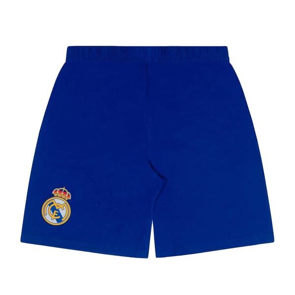 Real Madrid CF Pojkar Kort Pyjamasset 4-5 År Reflexblå Reflex Blue 4-5 Years