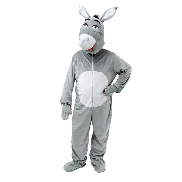 Bristol Novelty Unisex Adults Donkey Costume One Size Grå/Vit Grey/White One Size