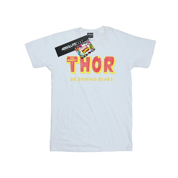 Marvel Herr Thor AKA Dr Donald Blake T-shirt 4XL Vit White 4XL