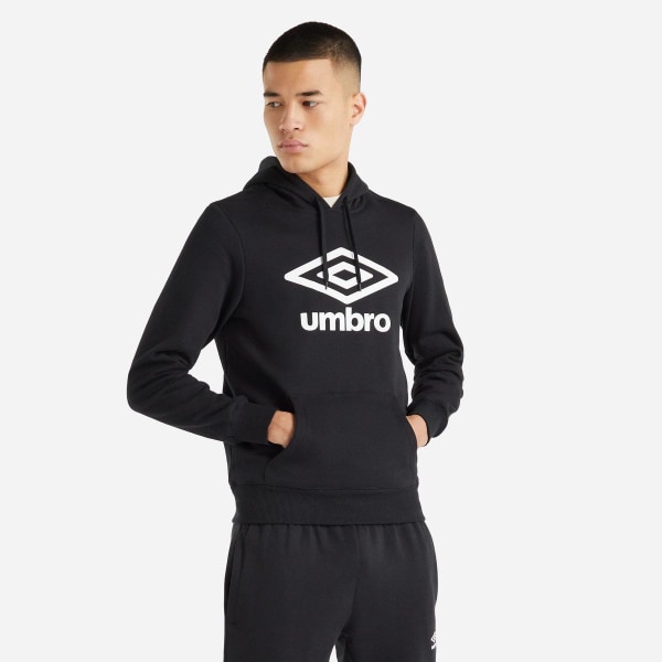 Umbro Herr Logo Hoodie S Svart Black S