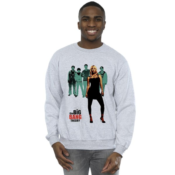 The Big Bang Theory Herr Penny Stående Sweatshirt 3XL Sports G Sports Grey 3XL