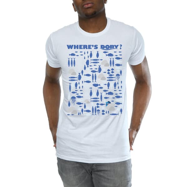 Disney Herr Hitta Doris Var är Doris? T-shirt M Vit White M