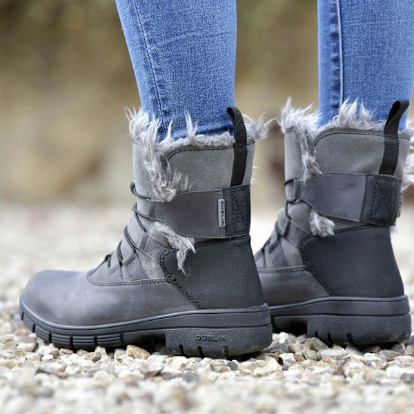 Dublin Unisex Adult Boyne Läder Country Boots 5 UK Grå Grey 5 UK