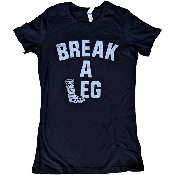 Foo Fighters Womens/Ladies Break A Leg Back Print T-Shirt M Bla Black M