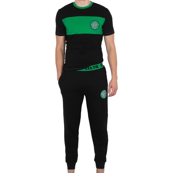 Celtic FC Pojkar Lång Pyjamas Set S Svart Black S