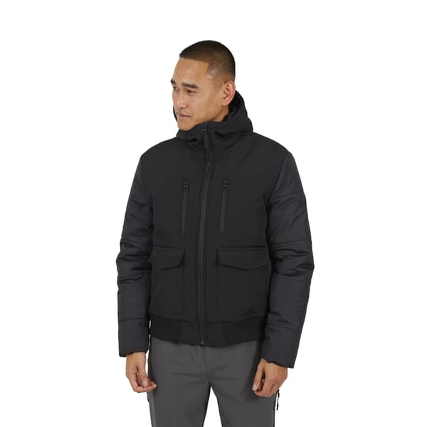 Brave Soul Herr Puffer Soft Shell Jacka L Svart Black L