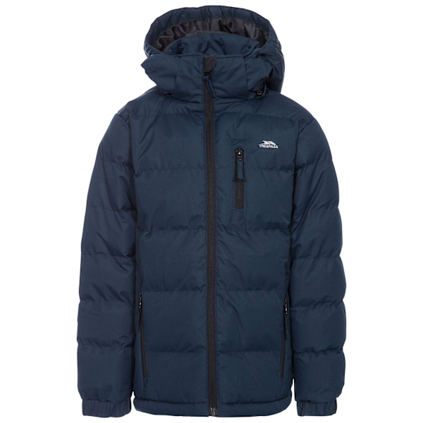Trespass Boys Tuff Hooded Jacket 7/8 Marinblå Navy 7/8