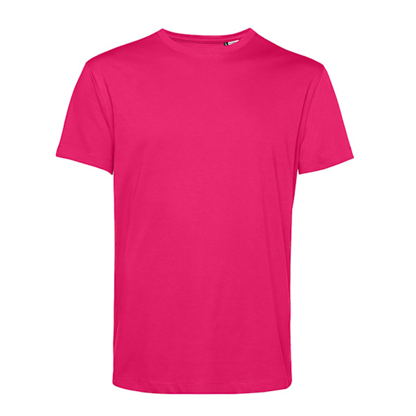 B&C Herr Organic E150 T-shirt XS Magenta Rosa Magenta Pink XS