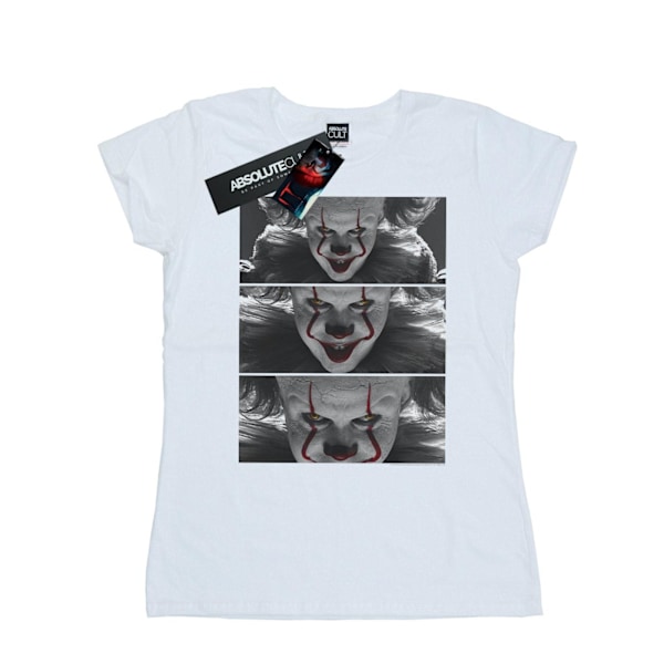 It Chapter 2 Dam/Dam Pennywise Foto Närbild Bomull T-shirt White L