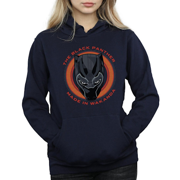 Marvel Womens/Ladies Black Panther Made in Wakanda Röd Hoodie X Navy Blue XXL