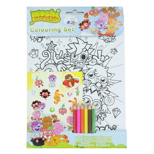 Moshi Monsters Färgset (15-pack) En Storlek Flerfärgad Multicoloured One Size