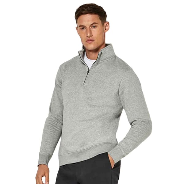 Kustom Kit Herr Sweatshirt 3XL Heather Grey Heather Grey 3XL