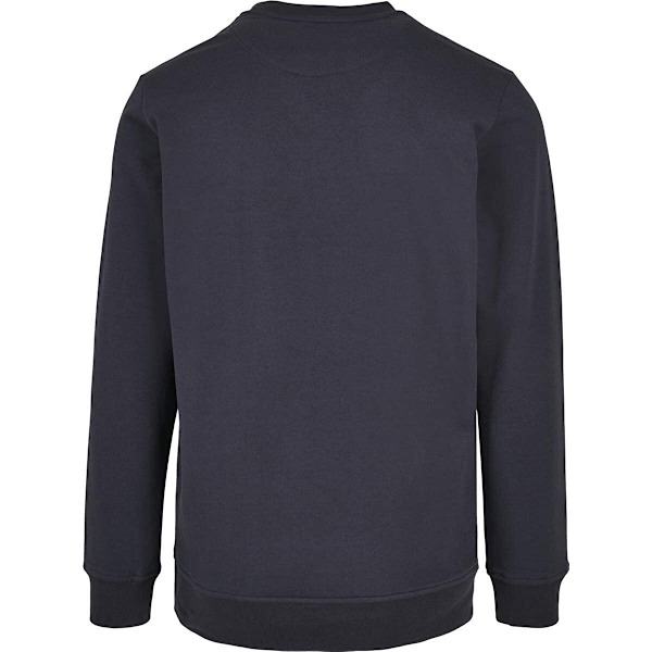 Bygg ditt varumärke Herr Basic Crew Neck Sweatshirt 4XL Marinblå Navy 4XL