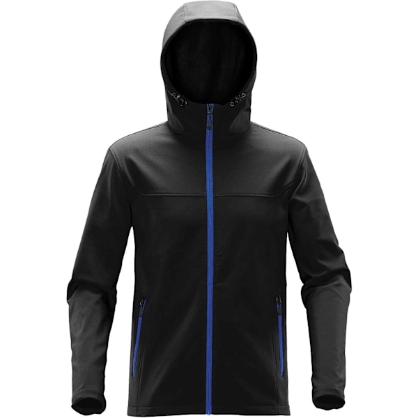 Stormtech Orbiter Softshell Hoodie XL Svart/Azurblå Black/Azure Blue XL
