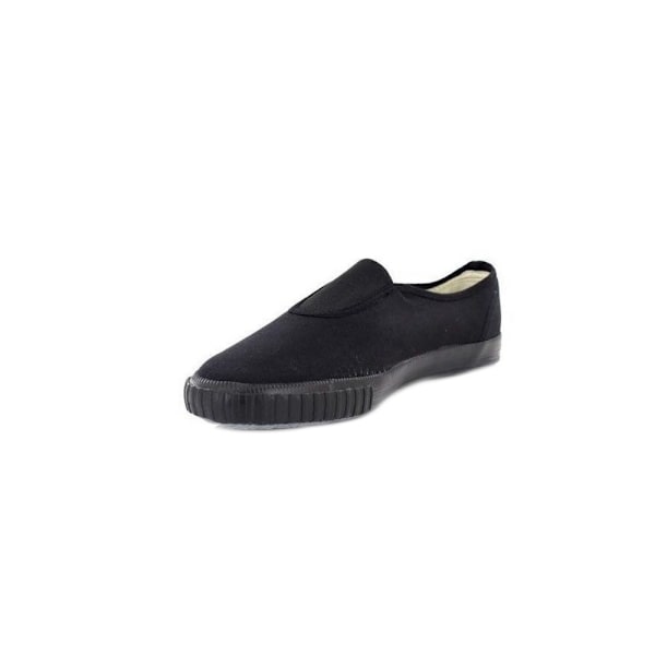 Dek Kids Unisex Junior Gusset Svart Canvas Plimsolls 11 UK Juni Black 11 UK Junior