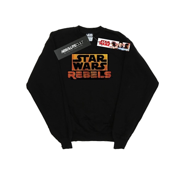 Star Wars Herr Rebels Logo Sweatshirt XXL Svart Black XXL