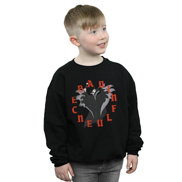 Disney Pojkar Maleficent Bad Influence Sweatshirt 7-8 År Svart Black 7-8 Years