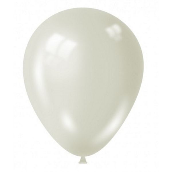 Globos Latex Ballonger (Förpackning om 100) En Storlek Pärlvit Pearl White One Size